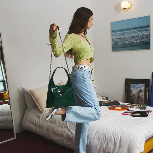 [유튜버 레아픽 추천상품!]le_roy shoulder bag (르로이 숄더백) _green