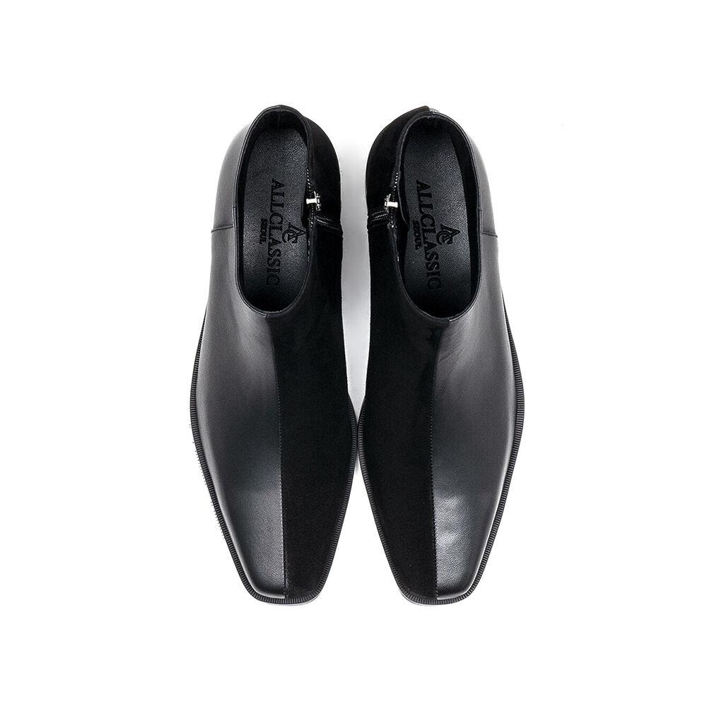 Estro_Half Boots Black Combi / ALC081