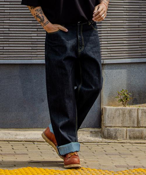 SELVEDGE RELAXED DENIM PANTS 인디고
