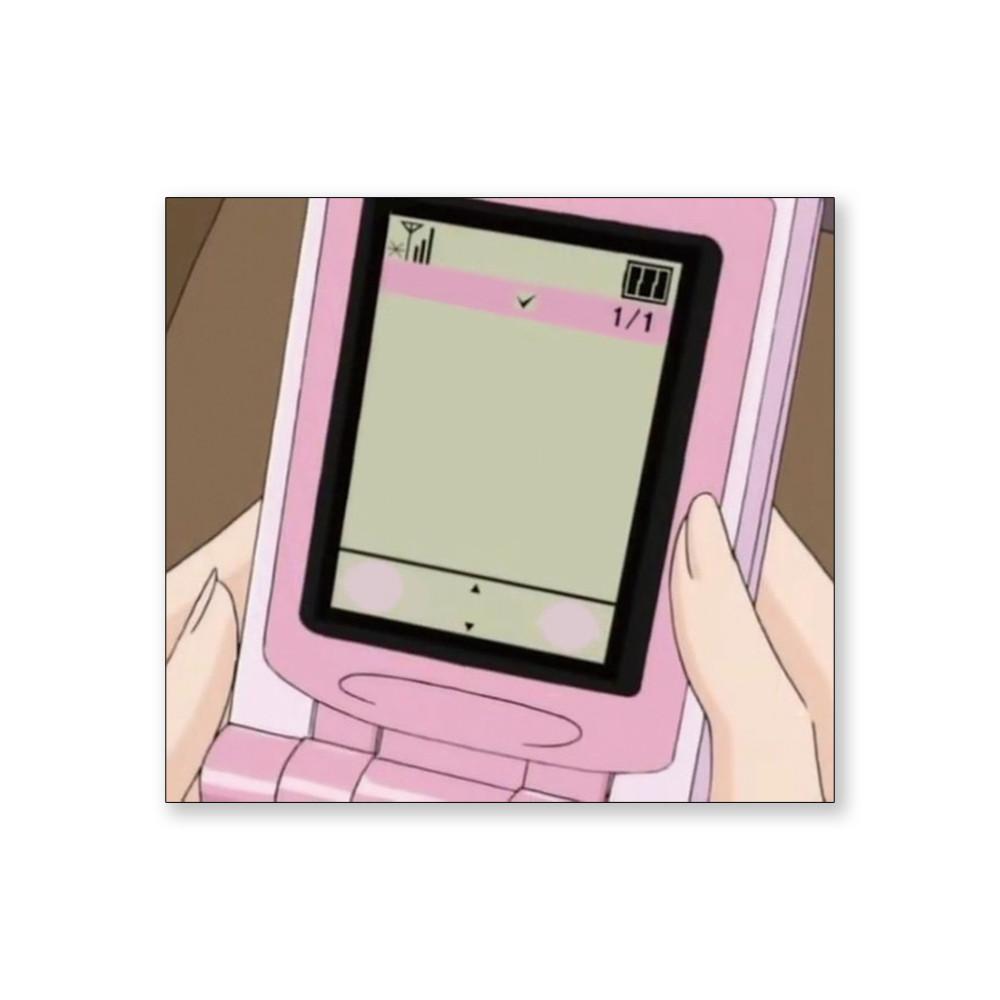 키치 핸드폰 떡메모지 (Kitsch Phone Memo)