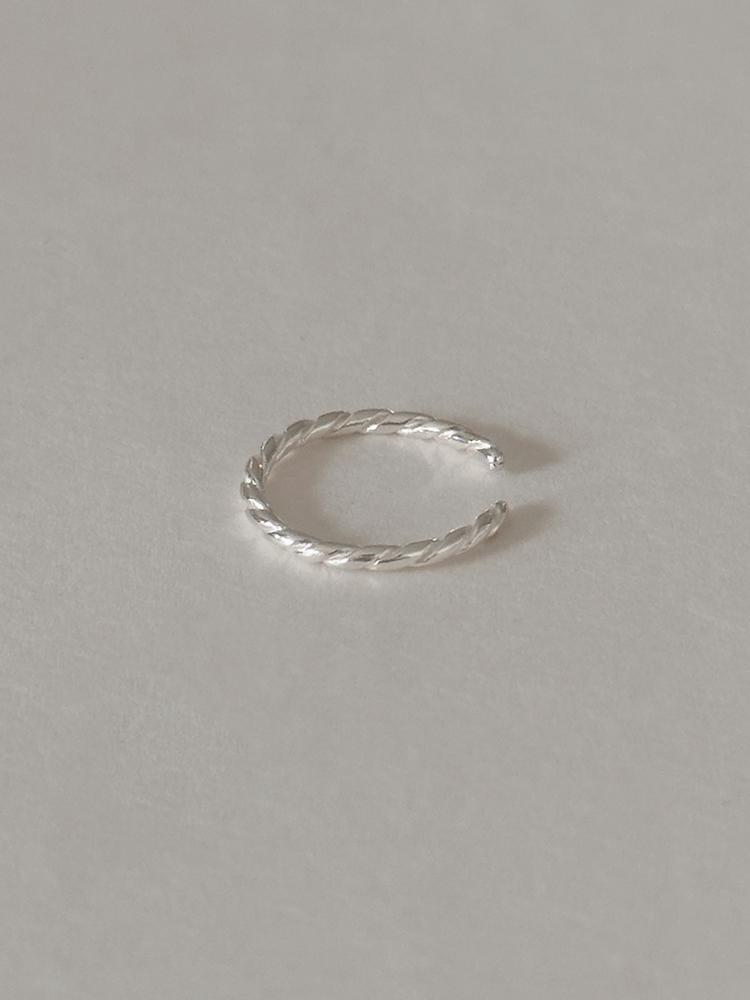 (실버925) twist earcuff 꼬임 이어커프 얇은 귀찌