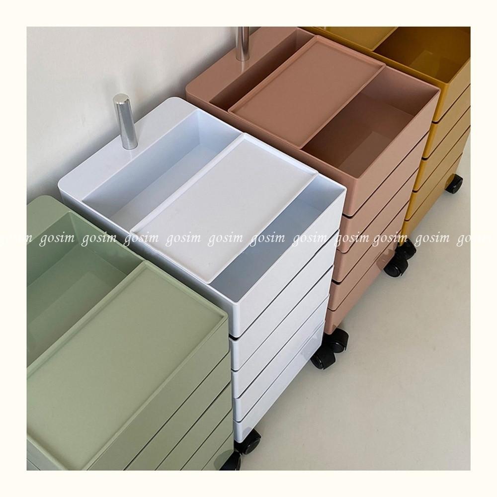 마지스트롤리 보비트롤리 360도 회전 이동식 수납장 왜건카트