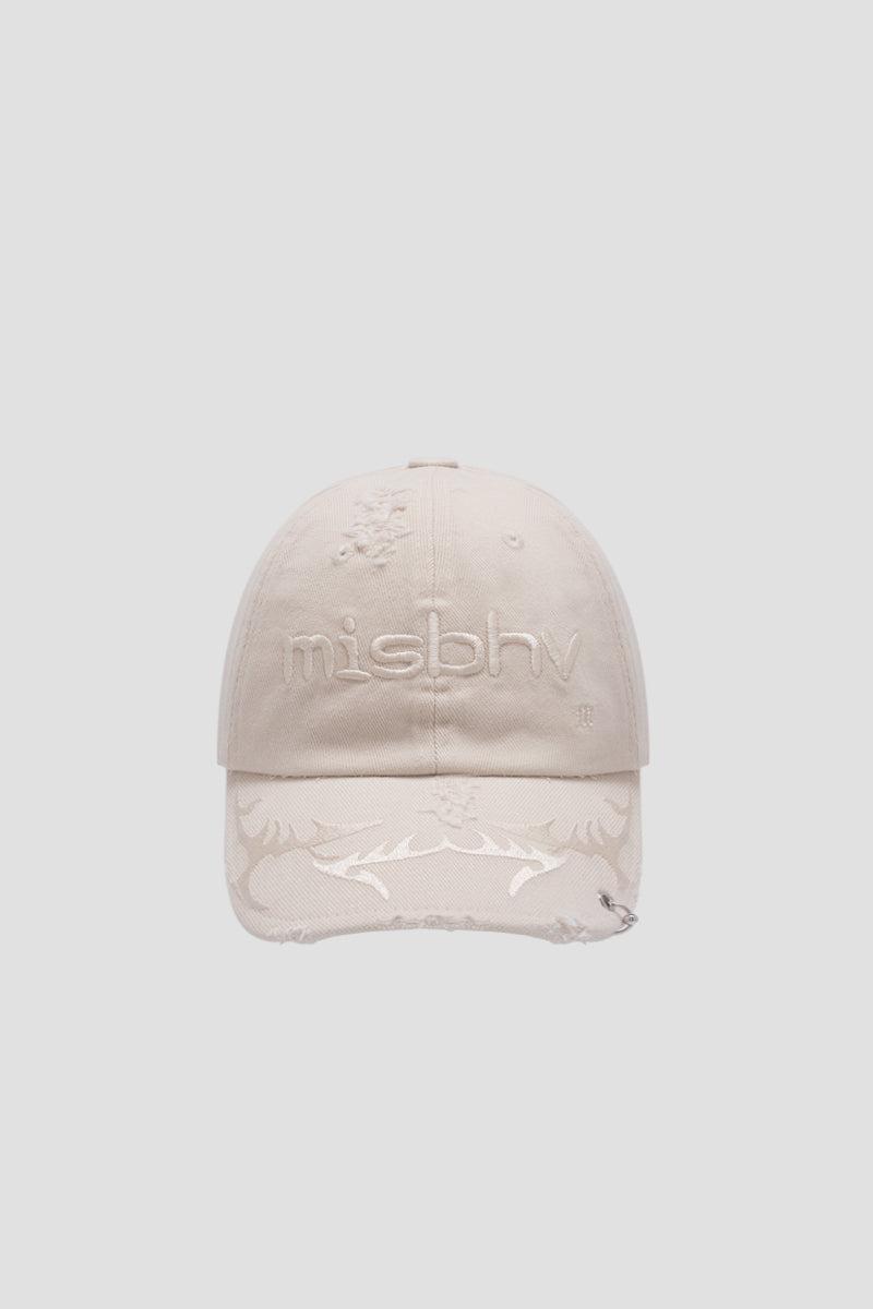 Pierced Cap Off White