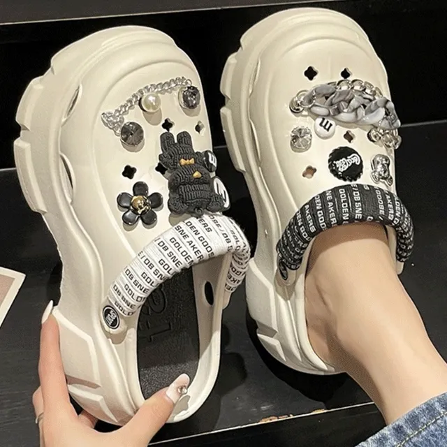 [최저가!!/17pcs!!] 블링블링 쥬얼리 곰돌이 오레오 지비츠 세트 모음 보석 진주 지비츠