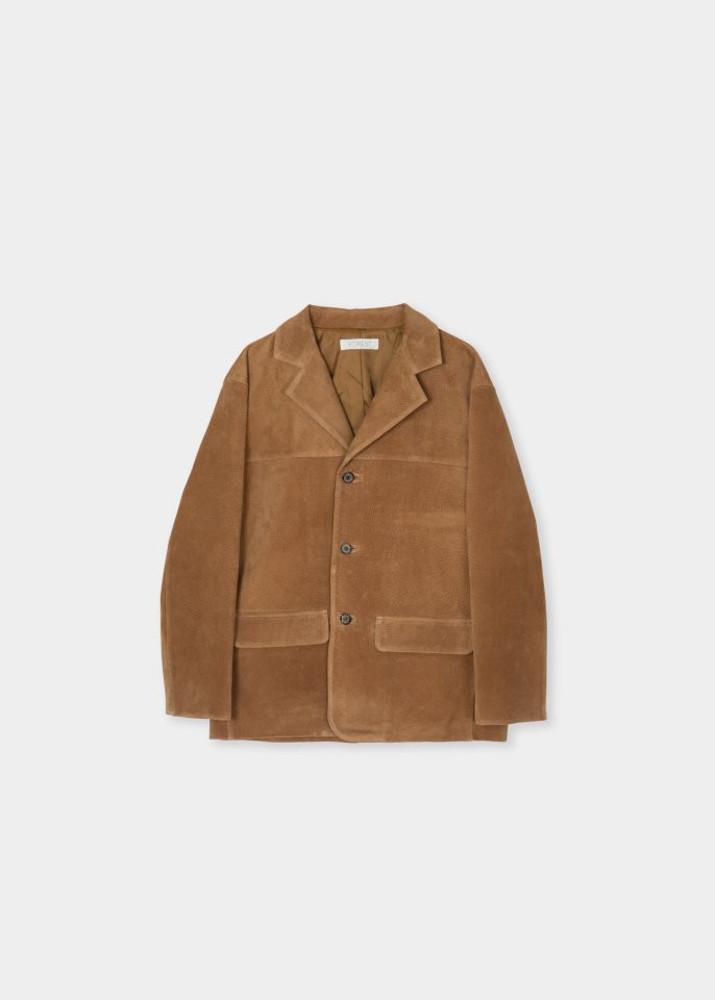 forest 포레스트 마론 스웨이드 자켓 쓰리버튼 싱글 재킷