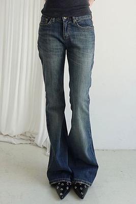 real low boot-cut jeans