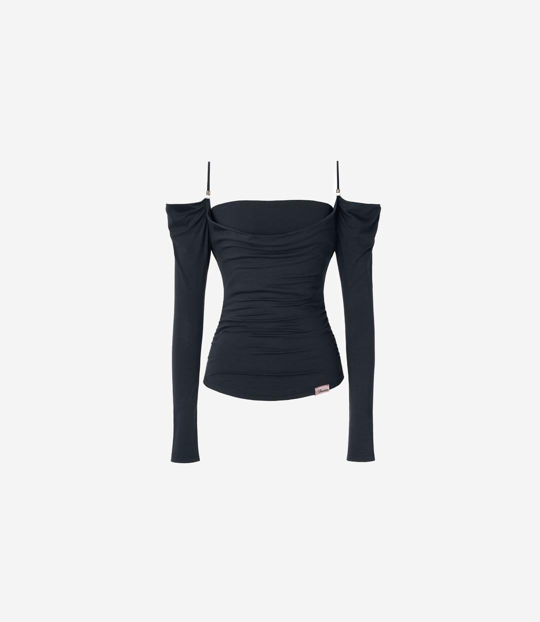 Eve Draping Off-Shoulder Blouse
