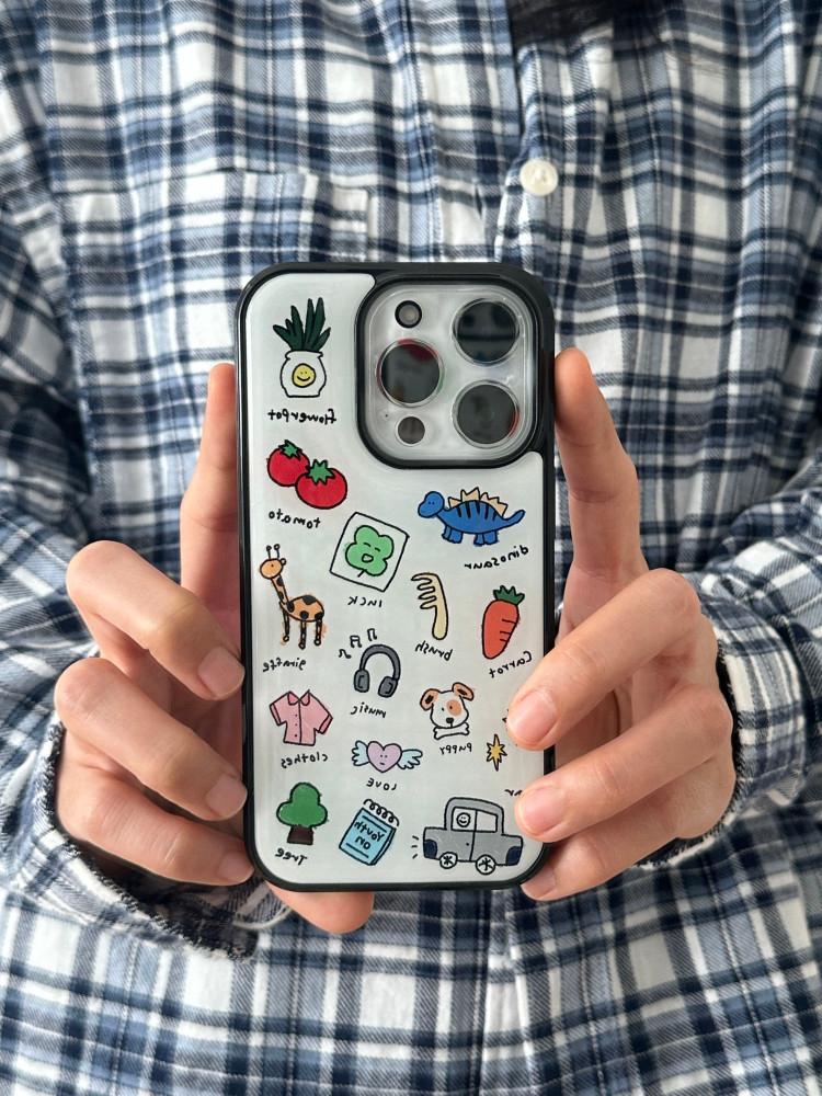 doodle case 낙서 그림 아이폰 하드케이스