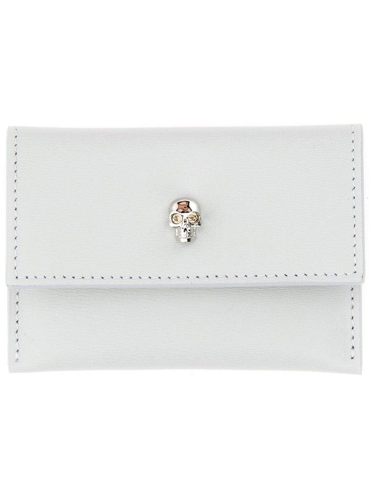 Alexander McQueen Skull Logo Printed Wallet