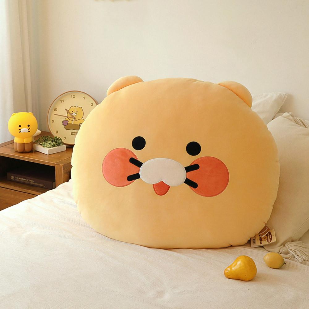 카카오프렌즈 춘식이 얼굴 대형쿠션 등쿠션 선물 데이 캐릭터바디필로우