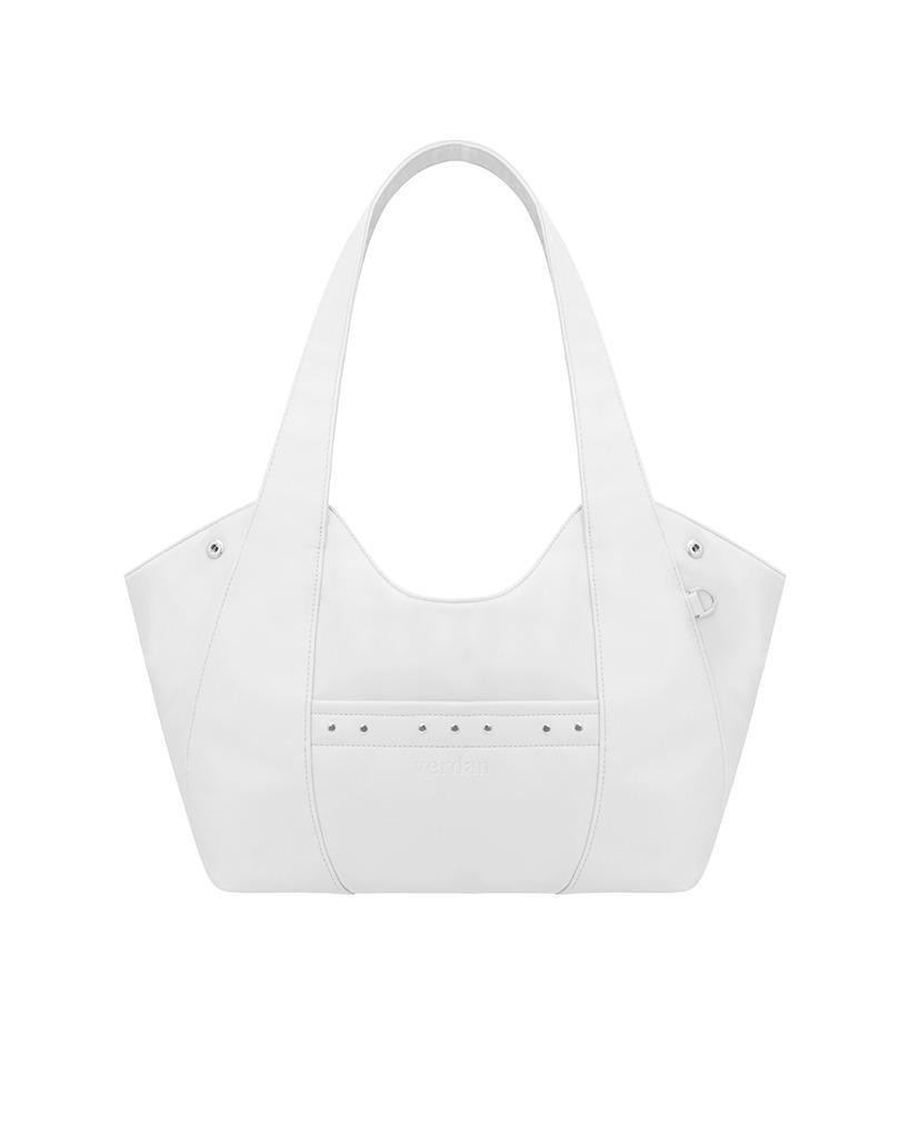 aube soft shopper bag - white
