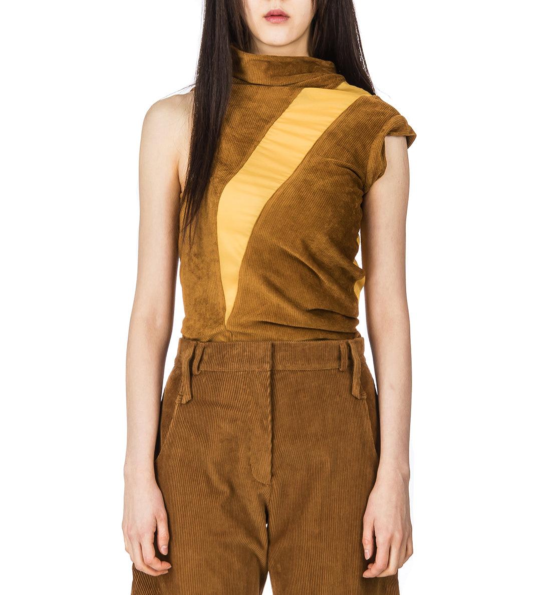 PENDLE PANELLED TOP CARAMEL / OCHRE - 38