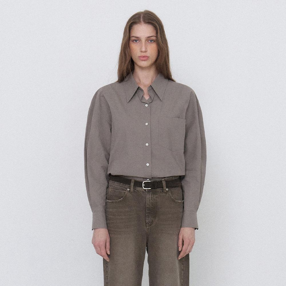 23FW TINO SHIRTS (MOCHA)