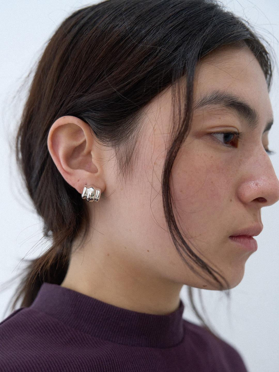 054 Stack Earring [Silver]