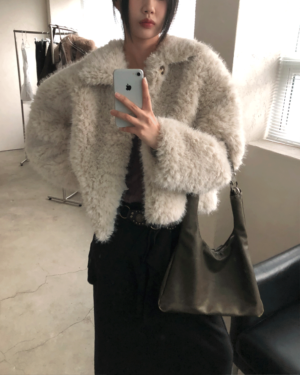 플랫오프 (주문폭주)리뉴얼 Bedi Fur Jacket