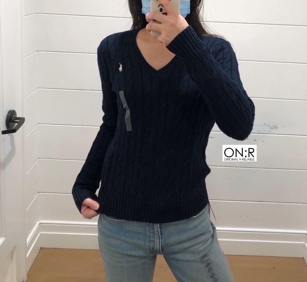 폴로 랄프로렌 여성 브이넥 니트 3종