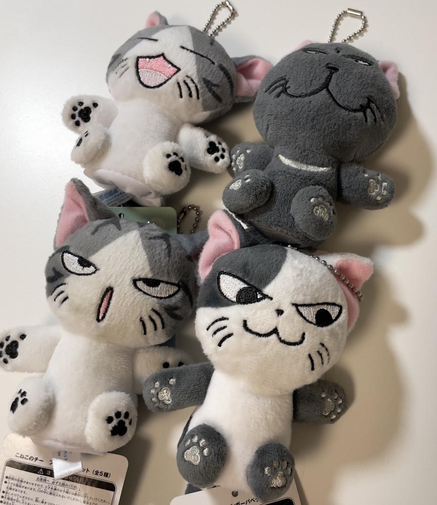 치즈 손가락 마스코트 인형