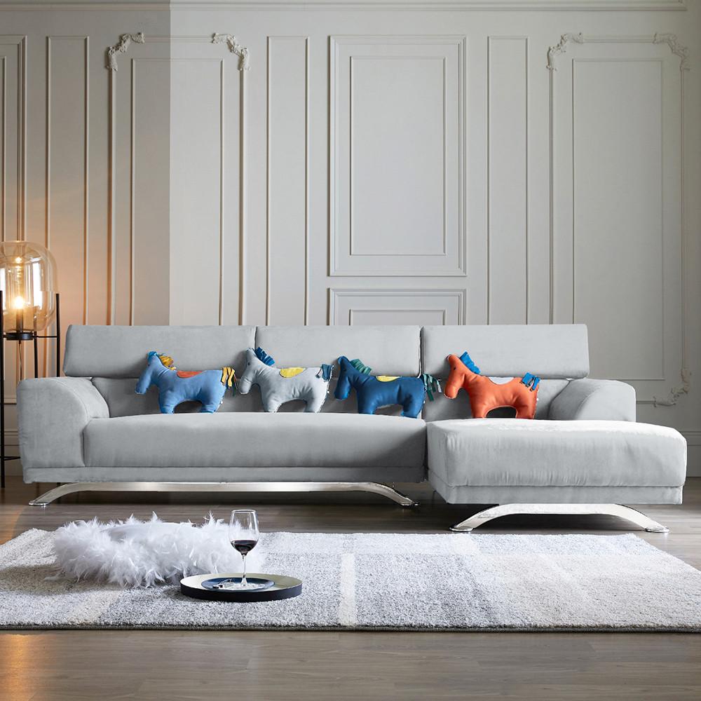 웰퍼니쳐 생활방수 에반 아쿠아텍스 카우치 소파 4인용