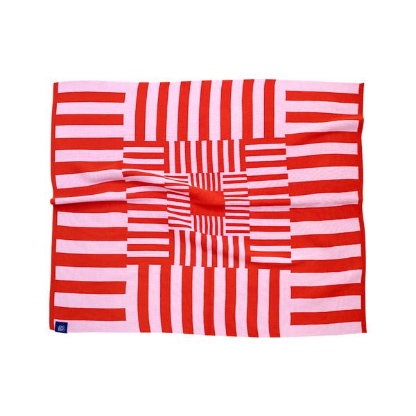 JOY KNIT BLANKET RED