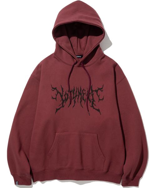 Wing Offshoot Logo Pullover Hood - Wine