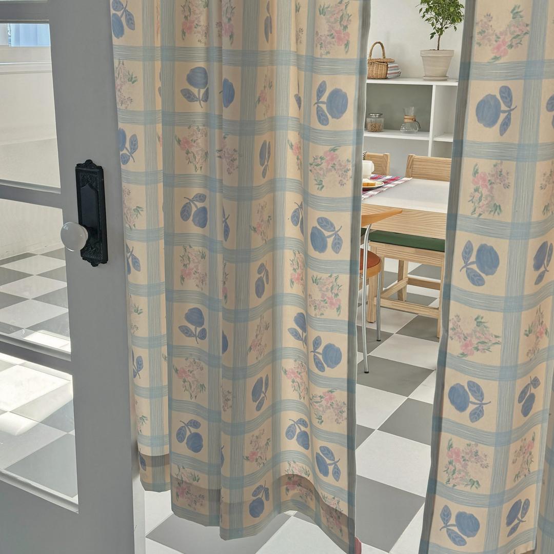 blossom grid fabric