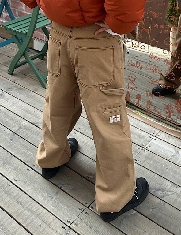 카펜더 패치 워크 와이드 팬츠