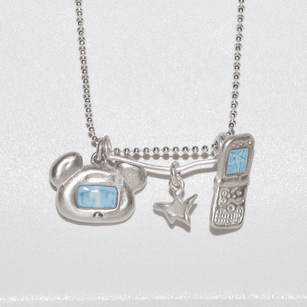 Soda charm necklace