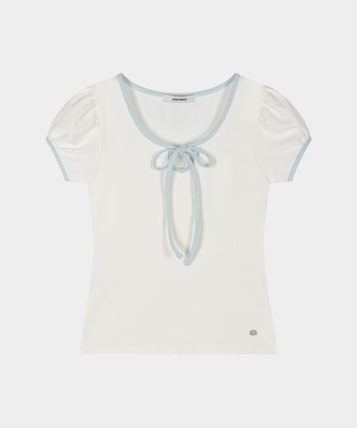 Lovely Pop Ribbon Top (ivory)