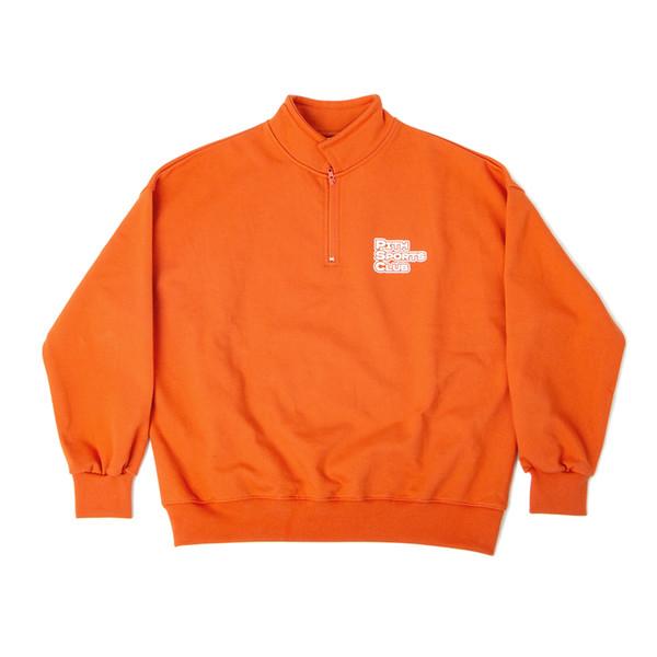 Pithsports Half Zip-up Sweatshirt (Orange)