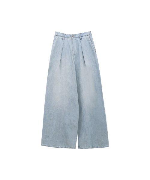 22SS Wide Denim Pants [ lce Blue ]