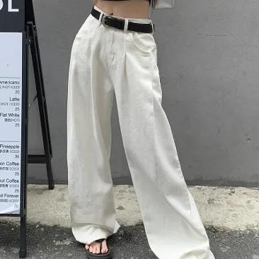 아이브 오버핏 원핀턱 와이드 팬츠