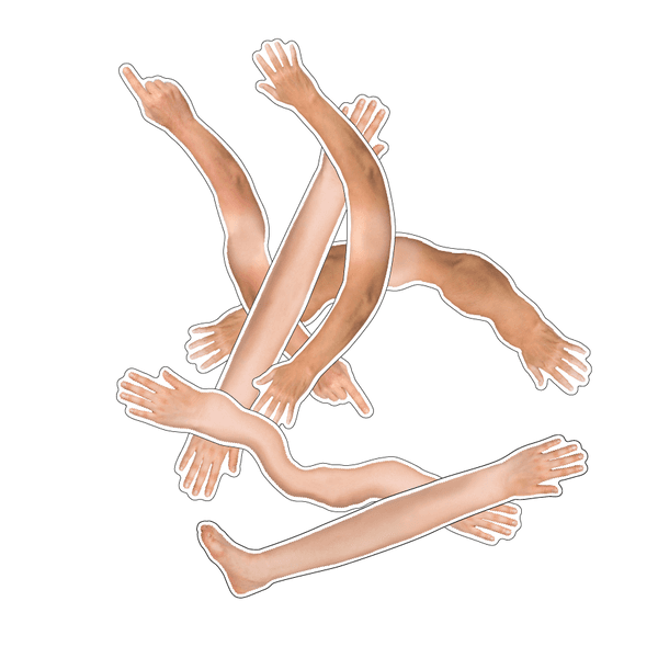FLEXIBLE WORKER sticker pack (6 pieces)