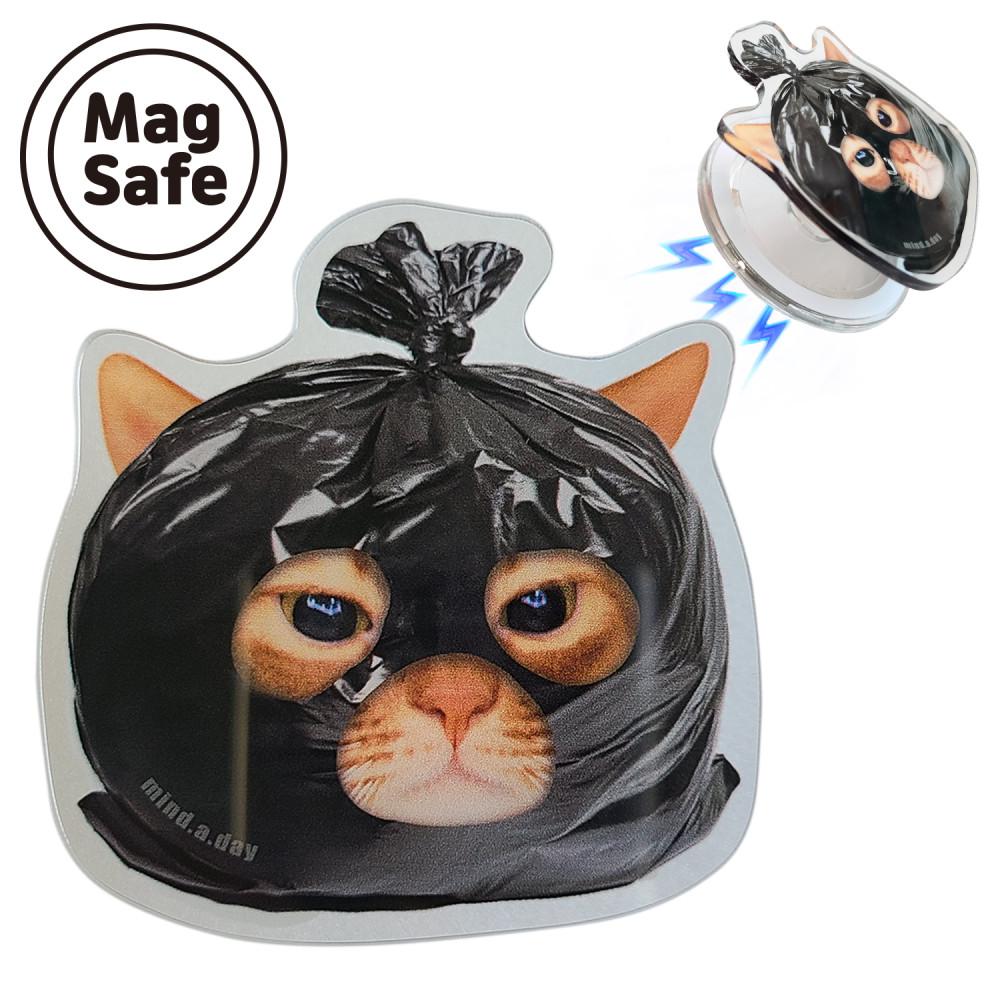 맥세이프 Cover Cat 커버캣 고양이톡 투명 아크릴 그립 톡