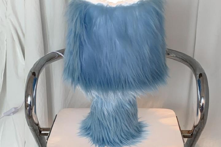 furry lamp_4colors 단스탠드 퍼 조명