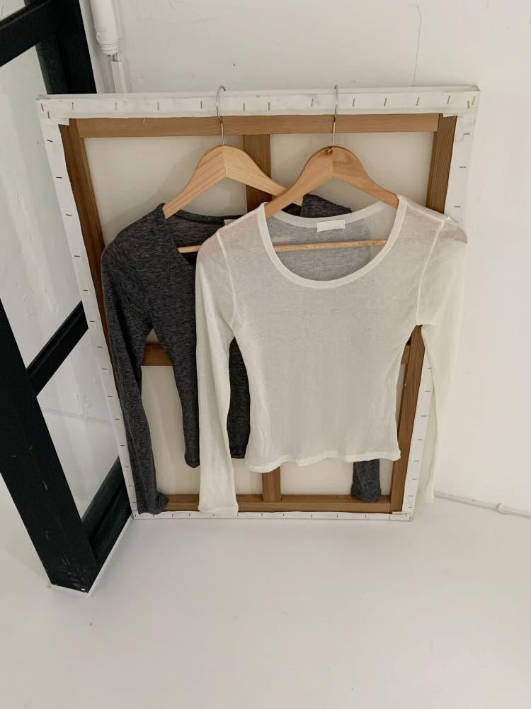 텐셀 울 유넥 티 2color