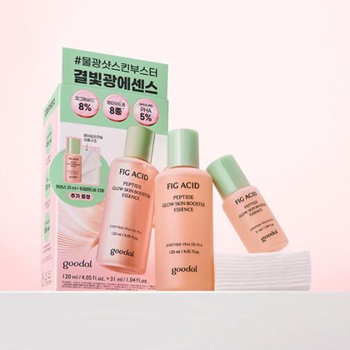 피그애씨드 펩타이드 스킨부스터샷 에센스 기획(120ml+31ml+화장솜10매)