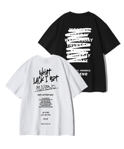 [2PACK] EL 스트리트 아트워크 오버핏 반팔티 2종 2PACK