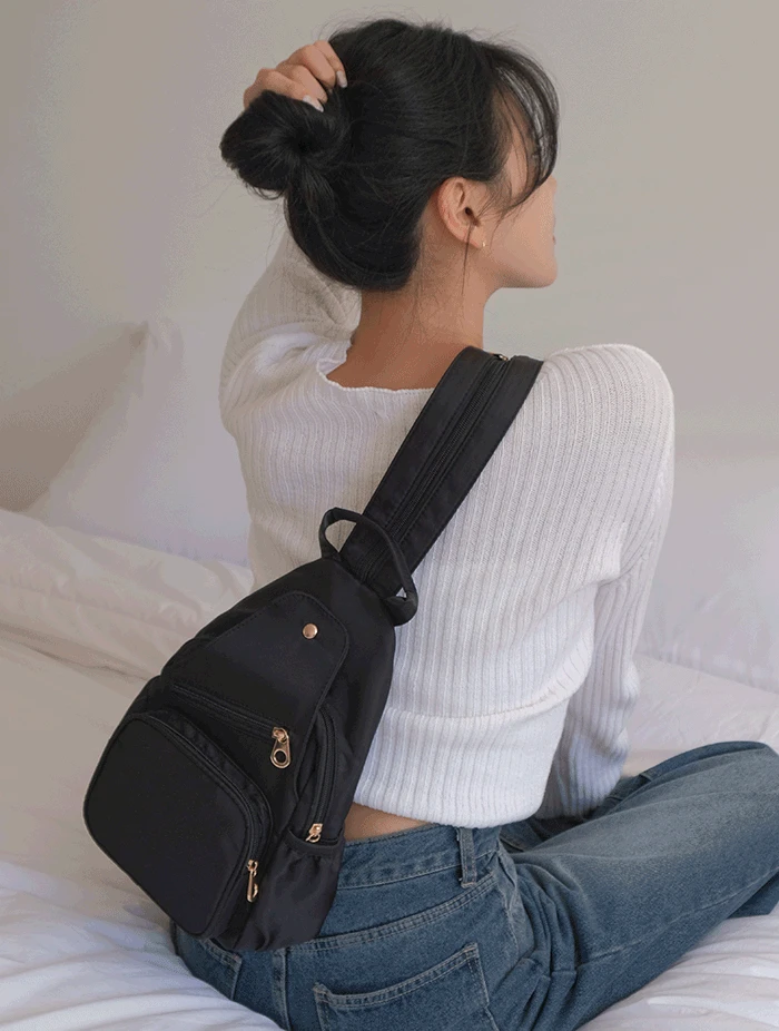 히든포켓 트래블 투웨이 슬링백 미니백팩