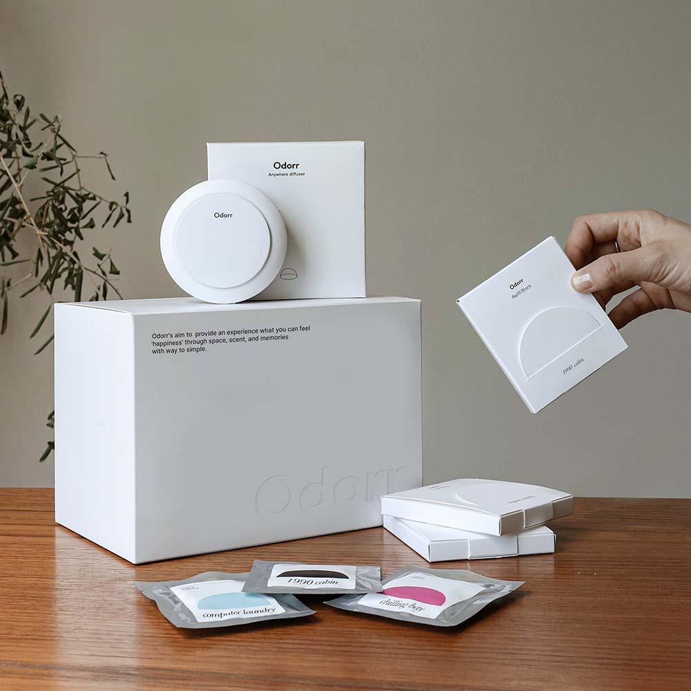 [가벼운선물] 휴대용 전자 디퓨저 (향기 5종+선물전용 더스트백 증정)