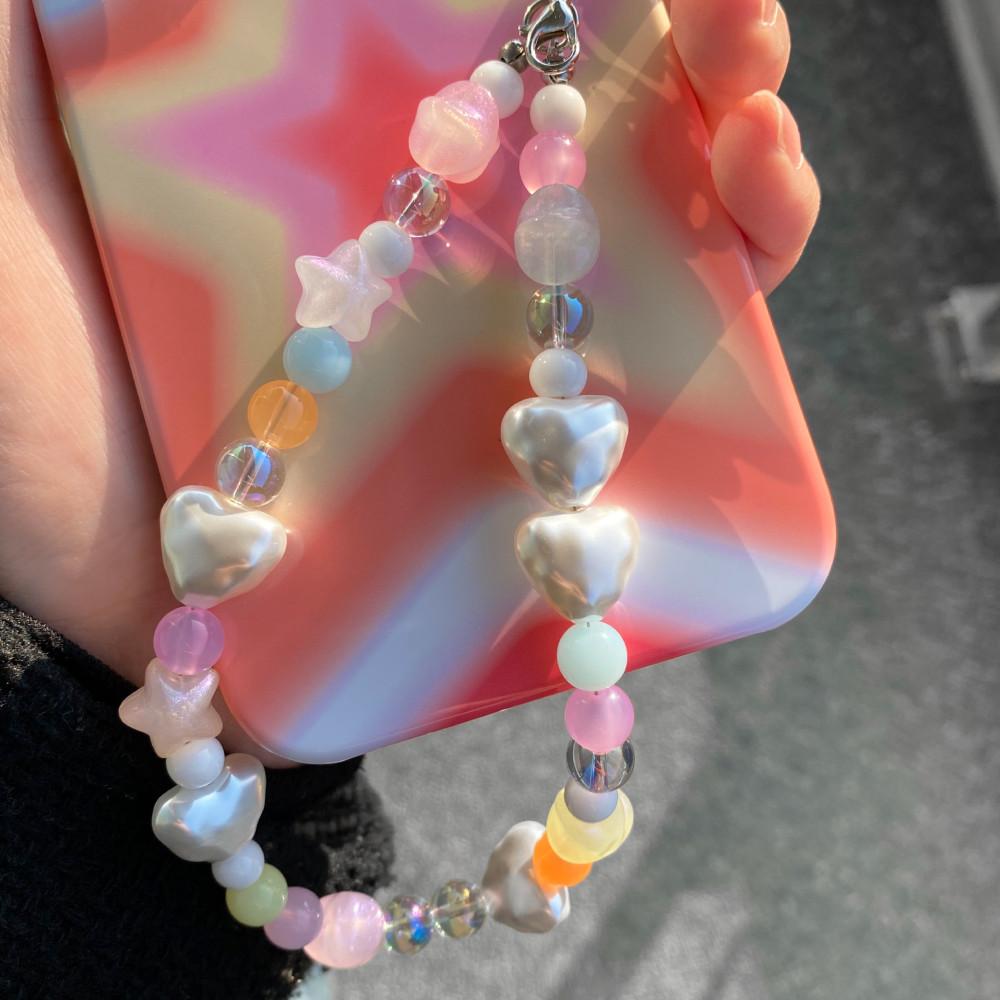 캔디스타 비즈 스트랩 폰스트랩 키링 휴대폰줄 핸드폰고리 핑거스트랩