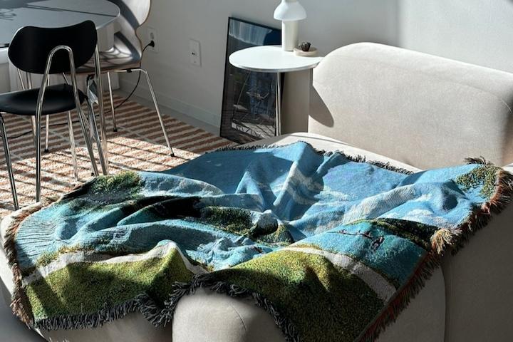 패브릭 담요 행잉 빈티지 블랭킷 3designs 쇼파담요 쇼파커버 벽꾸미기