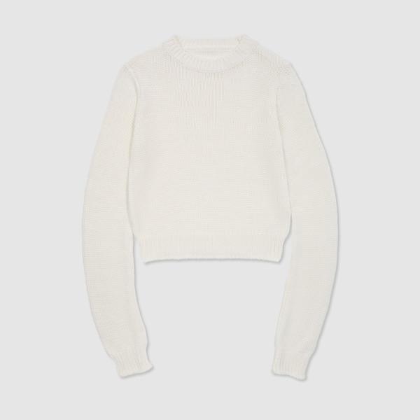White Maxi long sleeve sweater (9/20 발송예정)