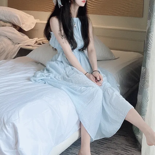 [할인3일간]아프로디테 여식룩 타이세트 홀터넥 벨트 캉캉 맥시 롱원피스3color 메종스튜디오 세부 제두도 해외여행 여신룩 맥시 하와이 괌 캉캉원피스 썸머룩 여름원피스 바캉스 호캉