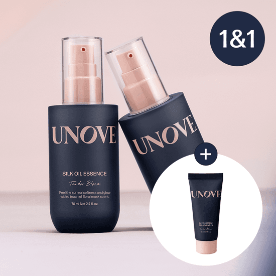 [6월 올영픽/한정기획] 어노브 실크 오일 헤어 에센스 70ml 2입 2종 택 1 (텐더블룸/웜페탈)