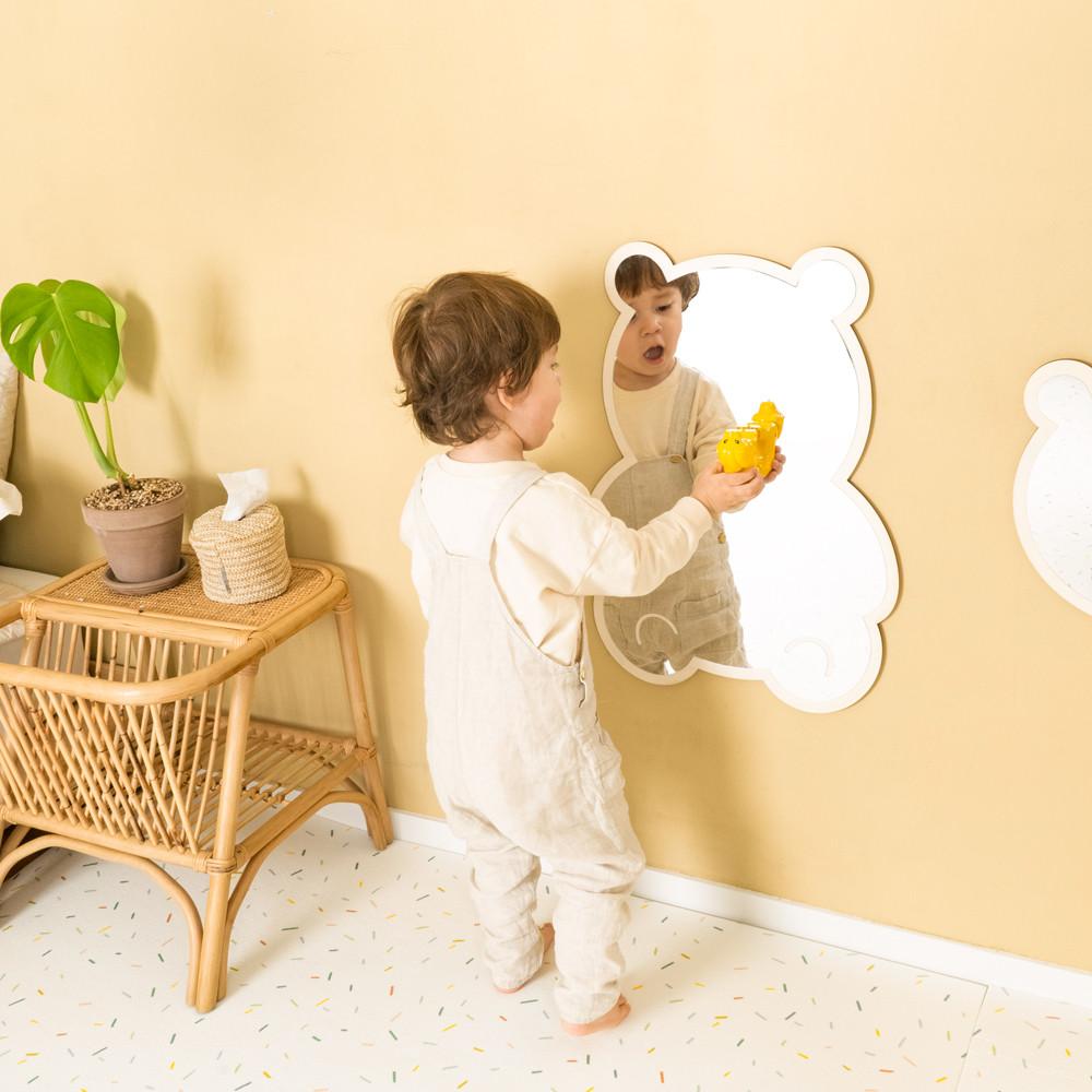 아가드 베베 벽걸이 아크릴 안전 아기 얼굴 거울