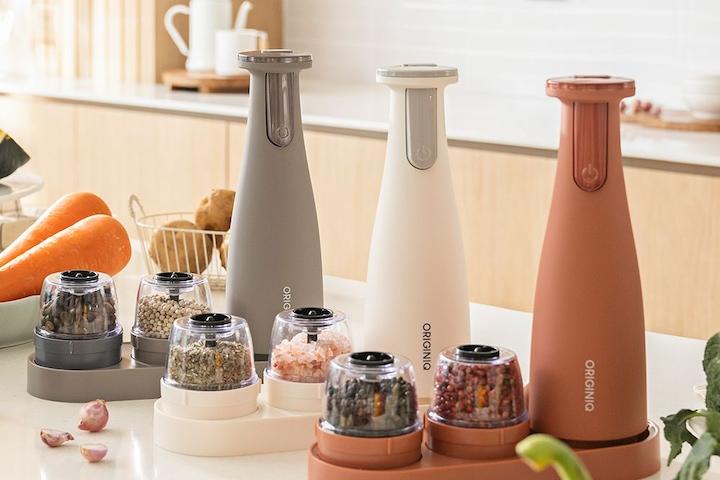 신규컬러출시! 후추그라인더 깨갈이 소금 통후추 깨 전동 그라인더 페퍼밀 기본세트