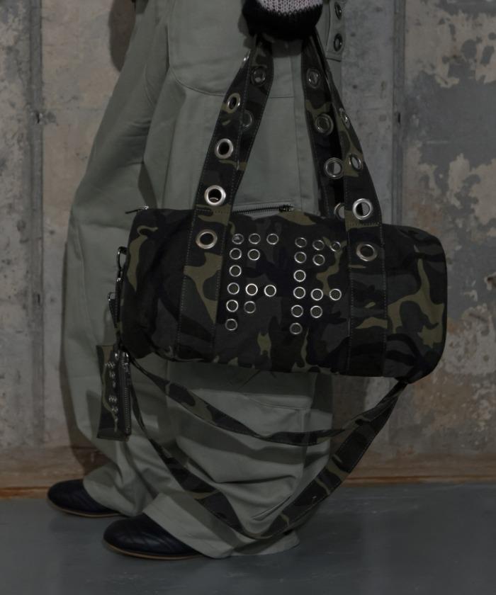 FFFF EYELET DUFFLE BAG (CAMO) F25ZE030