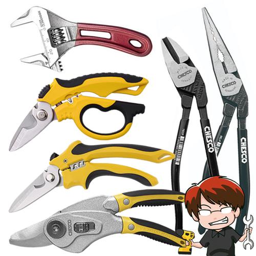 핸슨 체스코 칼라 경량몽키 스패너 에고 니퍼 플라이어 가위 수공구 택1