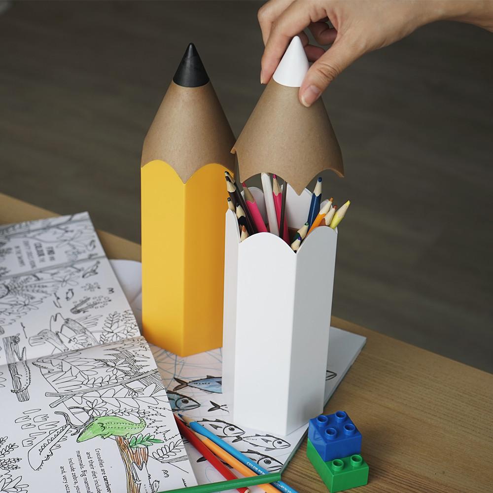 퀄리디자인 딘솔 연필꽂이 색연필통 볼펜 정리함