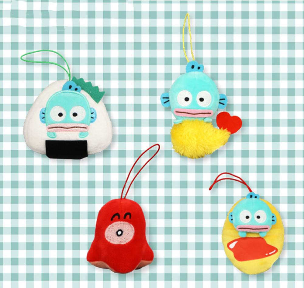 산리오 한교동 도시락 마스코트홀더 키링 4종